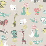 Little friends Sand - Cotton fabric