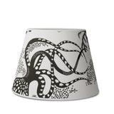 Aquatic White/Black - Lampshade Large