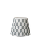 Gustav White/Dusty Blue - Lampshade Small