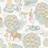 Jardin de la vie White/Pastel - Wallpaper