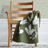 Nesting Green - Organic lambs wool Baby Blanket