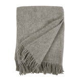 Organic Wool Throw Pebble