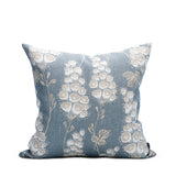 Flora Dusty Blue - Cushion cover 50x50 cm