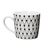 Net White/Black - Small Porcelain Mug